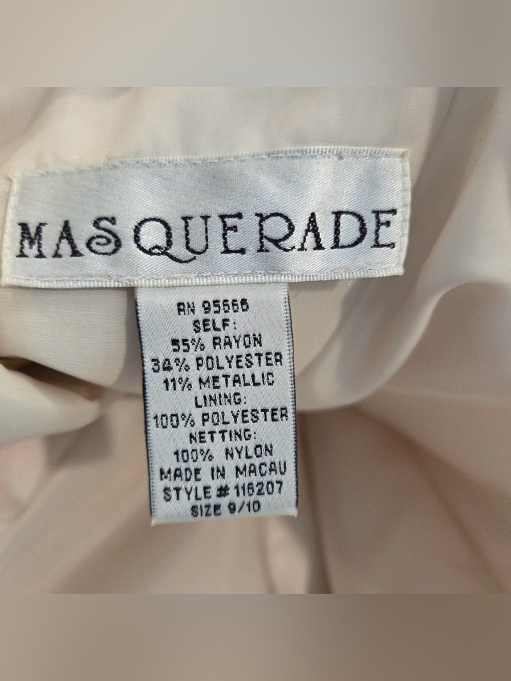 Vintage Ivory Floral Brocade Bridal Gown Strapless Lace-Up Wedding Dress - Picture 9 of 10